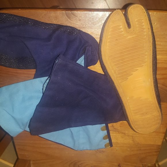 Indoor outdoor linen split toe footwear - Picture 2 of 3